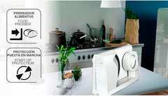 MPM MKR-05 Universeller elektrischer Allesschneider, einstellbare Schnittstärke bis 15 mm, 150 W. Aktenvernichter und Schneidemaschinen Naty Shop