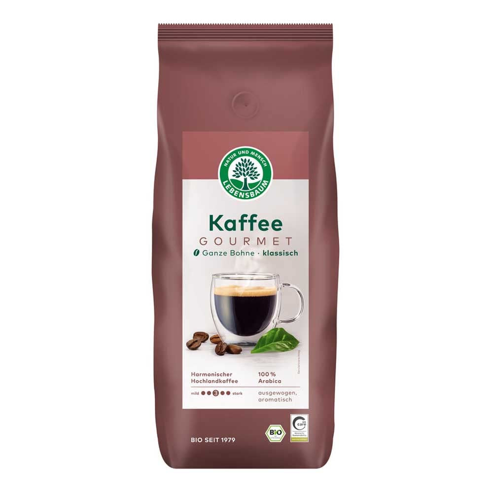 Lebensbaum - Cafea Gourmet, Clasică, Boab Întreg - 1000 g - Pachet de 4
