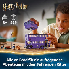 LEGO Harry Potter „Abenteuer mit dem reisenden Ritter“ Bauset 5 Minifiguren, darunter Ernie Prang, Stan Shunpike und Tatze Busspielzeug für Fans der Zauberwelt, Jungen und Mädchen ab 8 Jahren 76446 Bausets Beuche den LEGO-Store