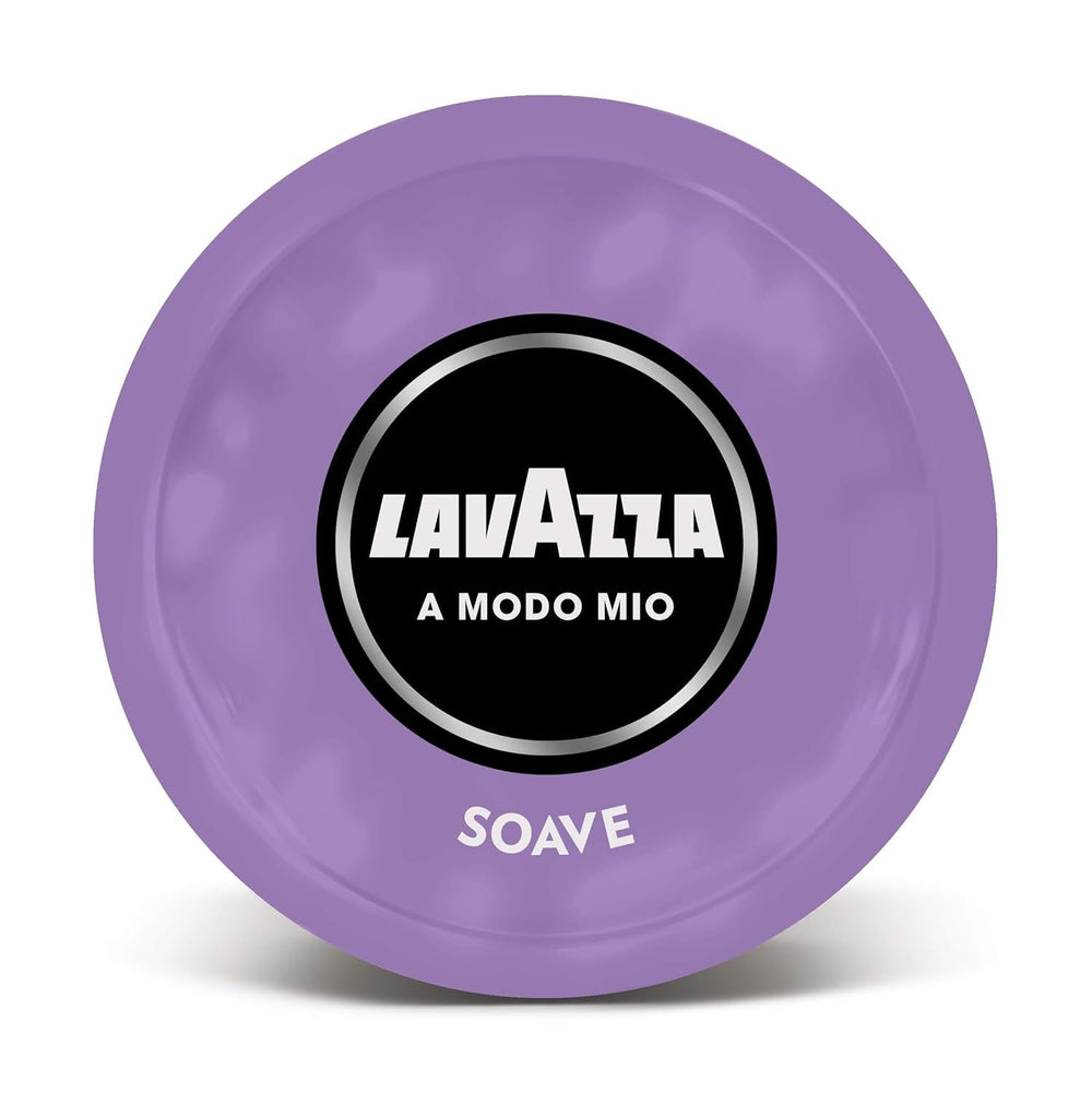 Lavazza, A Modo Mio Soave 256 Kaffeekapseln, für einen leichten und eleganten Espresso mit aromatischen Noten von Blumen, 100% Arabica, Intensität 5/13, mittlere Röstung, 16 Packungen mit je 16