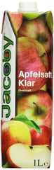 Jacoby 100 % klarer Apfelsaft, 6 x 1 Liter Alkoholfreie Getränke Naty Shop