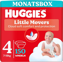 Huggies Ultra Comfort Disney Babywindeln Größe 4 Monatsbox 150 Stück (3 x 50) Mutter und Baby Naty Shop Ultra Comfort Größe 4 (Neu)