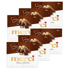 Varietate de ciocolată neagră Finest Selection – 6 x 250g – Specialități rafinate de ciocolată neagră – Praline umplute și neumplute