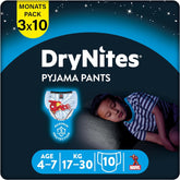 HUGGIES Drynites Nachtwindeln, für Jungen 4-7 Jahre (17-30 kg), 30 Stück Naty Shop