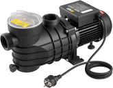 Pompă de piscină VEVOR 180 W, pompă de filtrare, debit maxim 10.800 L/h, pompă de piscină monoetajată, 2850 rpm, înălțime de pompare maximă 8 m, cu coș de filtrare și capac, pentru piscine supraterane, piscine și spa-uri