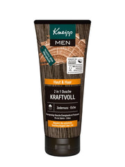 Kneipp MEN 2 in 1 Dusche Kraftvoll, Duschgel und Shampoo, 200 ml Dusche und Bad Naty Shop
