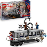 LEGO ǀ Marvel Spider-Man vs. Doc Ock: Showdown in der U-Bahn - Kreatives Spielzeug mit Superhelden Minifiguren - Spielzeug Zugmodell - Kinder Geschenk für Jungen und Mädchen ab 9 Jahren - 76321
