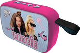 Lexibook Mattel Barbie - Tragbarer Bluetooth-Lautsprecher, kabellos, USB-C, SD/TF-Karte, wiederaufladbarer Akku, blau/rosa, BT018BB