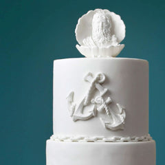 Katy Sue, Silikonform mit Meeresdekor – Naty Shop Küchen-Jakobsmuschel