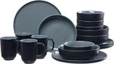 Ritzenhoff & Breker Jasper Kombiservice, 16-teilig Geschirrsets Naty Shop Schwarz