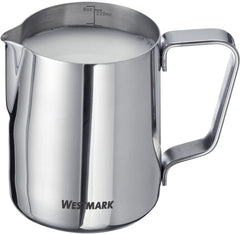 Carafă pentru lapte Westmark Brasilia 200 ml – ideală pentru frișcă de cafea, lapte, miere și alte aditivi pentru cafea și ceai, accesoriu barista – oțel inoxidabil
