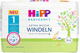 Hipp Babysanft scutece Newborn 1 Carry, pachet de 3 (3 x 24 bucăți) Naty Shop Nou-născut 1 (72 bucăți)