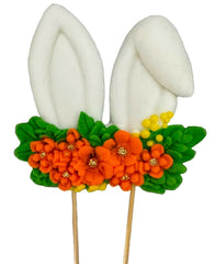 Decoratiune comestibila din zahar, Iepuras Decoratiuni din Pasta de Zahar Nati Shop