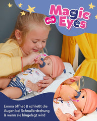Baby Born Emma im Dschungel-Style - 43 cm große Babypuppe - 10 Funktionen inkl. Accessoires & Strampler in Unisex Farben - Funktioniert ohne Batterien - Geeignet für Kinder ab 3 Jahren