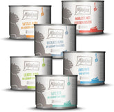 MjAMjAM - Hrană umedă premium pentru pisici - mese delicioase Mix Pack III pentru pisica ta, pachet de 6 (6 x 200 g), fără cereale cu carne suplimentară