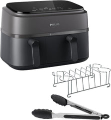 Philips Dual Basket Airfryer 3000-Serie mit Frühstücksset, 9 Liter, 2 Schubladen Haushaltsgeräte Naty Shop Standardtitel