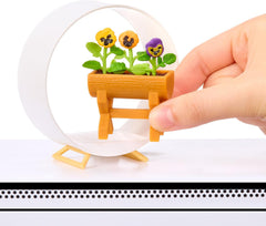 Seria MGA Miniverse Make It Mini Nature 3 – Mini obiecte de colecție, set de joacă pentru artizanat, plante replici, jucării, flori, pentru colecționari și copii cu vârsta de 8 ani și peste