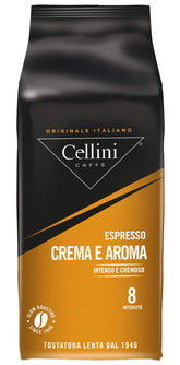 Cellini Crema E Aroma Ganze Bohne, 1000 G, 1Er Pack (1 X 1 Kg) Naty Shop Standardtitel
