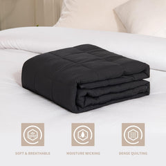 Gewichtsdecke 150 x 200 cm, 8 kg, Entspannungsdecke für Erwachsene zur Verbesserung des Schlafes, graue Gewichtsdecke von Good Nite Beds and Blankets