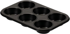 , Formați 6 brioșe 18.5x27cm, negru Matrite si tavi pentru copt Naty Shop 6 Muffins