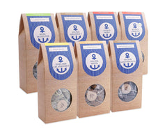 Ceai de fructe în pliculețe piramidale Portocale și căpșuni - Strandmöwe 15 pliculețe Mehr Meer Sylter Teekontor