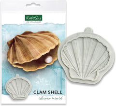 Katy Sue, Silikonform mit Meeresdekor – Naty Shop Küchen-Jakobsmuschel
