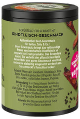 Ostmann Gewürze - Let's Do Like Beef | Rindfleisch-Geschmack für ungewürzte Fleischersatzprodukte | Gewürzsalz für Seitan, Tofu und vegetarische und vegane Gerichte | 90 g in recyclebarer Metalldose