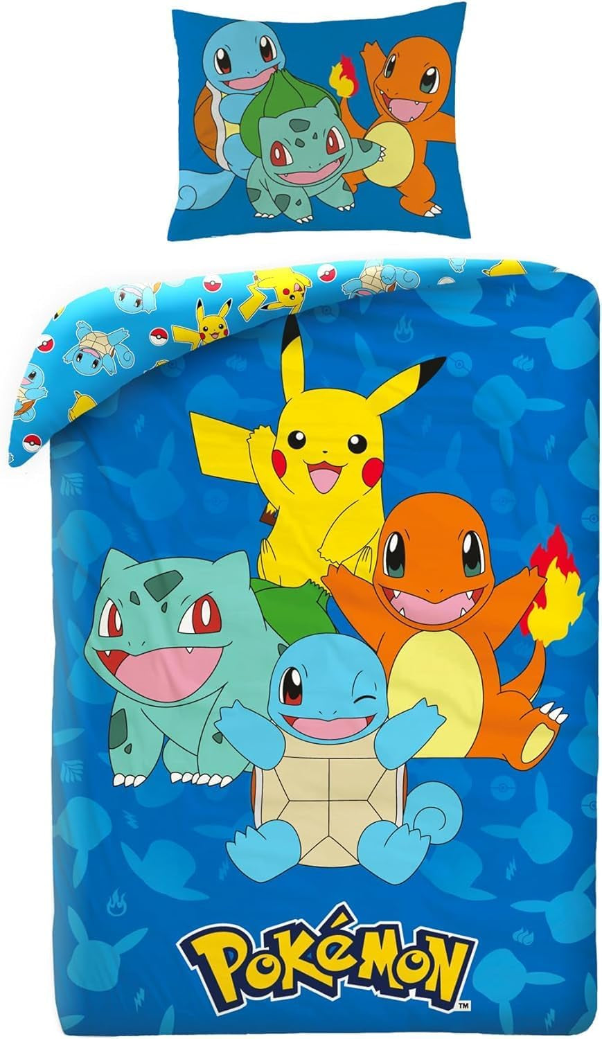 Bettwäsche-Set für Kinder, Pokemon, Mikrofaser-Bettwäsche – Kinder Naty Shop Standardtitel
