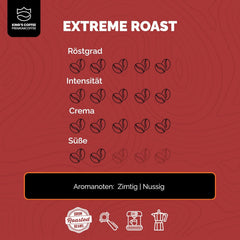 KING'S COFFEE - PRĂJIRE EXTREMĂ - Boabe de Espresso Intenso - aciditate foarte scăzută - prăjire în loturi mici din Italia - boabe de cafea pentru aparate complet automate și aparate cu portafiltru - 1 kg