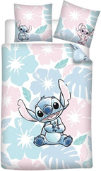 Bettwäsche „Stitch Flowers“ Für Einzelbett Bettwäsche – Kinder Naty Shop Standardtitel