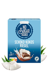 Frankonia, ciocolata fara zahar adaugat, batoane ciocolată - nucă de cocos, 100 g (3x33 g) Naty Shop