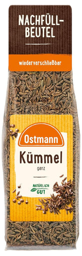 Ostmann - Chimen întreg, pentru aromatizarea pâinii și a produselor de patiserie, 40 grame Condimente Naty Shop