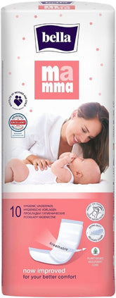 Fleece-Windeln: weiche Vorlagen für Wöchnerinnen (1 x 10 Windeln), ideal für Frauen nach der Geburt, Mutter und Kind, Naty Shop