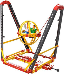 fischertechnik 569019 Advanced Crazy Rides - Bausatz Freizeitpark, Baukasten mit Karussell und Free Fall Tower, Kinder ab 8 Jahre