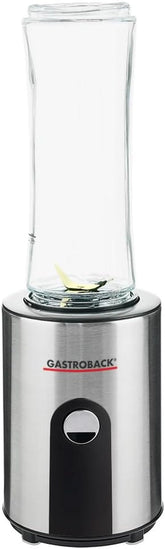 GASTROBACK #41033 Design Smoothie Maker Mix & Go, Silber/Schwarz Mutter und Kind Naty Shop