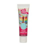 Colorant alimentar Funcakes Gel Albastru Baby: Colorant alimentar foarte concentrat pentru aluat, cremă, fondant și marțipan. Dozare ușoară. Picătură individuală pentru a crea culori vibrante. Halal. 30 g.