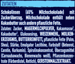 Nestlé SMARTIES Mini XXL, Farbige Schokoladenstückchen, 259 Gramm Pralinen Naty Shop