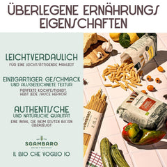 Paste Fusilli Organice Nr. 93 - 500g din grâu Khorasan – Grâu antic, bogat în proteine, cultivat 100% în Italia – Versatile în bucătărie și bogate în nutrienți