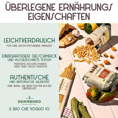 Bio-Penne-Rigate-Nudeln N.91 – 500 g aus Khorasan-Weizen – Uralter Weizen, reich an Proteinen, 100 % in Italien angebaut – Vielseitig in der Küche und reich an Nährstoffen