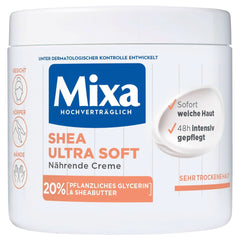 Mixa Shea Nourishing Cream, für Gesicht, Körper und Hände, 400 ml Kosmetik und Schönheit Naty Shop