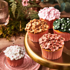 FunCakes fondant rulat Shimmering Rose: Ușor de utilizat, neted, flexibil, moale și pliabil, perfect pentru decorarea prăjiturilor, halal, kosher și fără gluten. 250 g Pasta de zahar Naty Shop