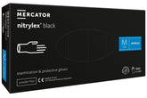 Manusi nitril nepudrate negre Nitrylex 100buc, marimea M Nati Shop