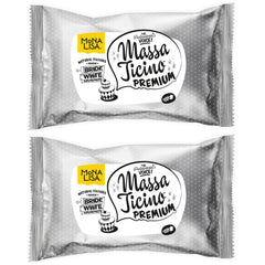 Massa Ticino Fondant White 2x 1kg - Pastă de zahăr premium pentru prăjituri decorative, fondant rulat - perfect pentru prăjituri, modelare și decorațiuni - fondant alb pentru brutari profesioniști și amatori Pasta de zahar Naty Shop Default Title