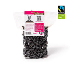 PAKKA - Cireșe organice Fairtrade uscate la soare 750g, cireșe organice recoltate sălbatice, neulei, neîndulcite direct de la micii fermieri din Samarkand, Uzbekistan, vegan, 750g Produse deshidratate Naty Shop