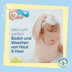 PENATEN baie și șampon (400 ml), baie și șampon blând pentru bebeluși formulat fără parabeni și coloranți, gel de duș și șampon pentru păr special dezvoltat pentru nou-născuți pentru pielea delicată a bebelușului Copii - Baie si Skincare Naty Shop