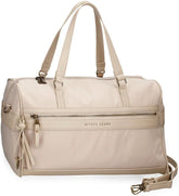 Pepe jeans Morgan, rucsacuri casual, genți de călătorie, piele artificială bej și negru pentru femei, de Joumma Bags Bagaje și echipament de călătorie Naty Shop Bej Rucsac de călătorie