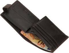 Portofele și poșete Pepe Jeans Staple din piele de vacă, negru, maro, albastru marin, diferite mărimi Portofel Barbati Naty Shop