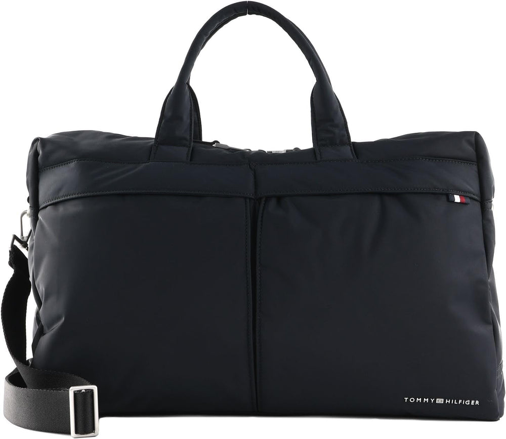Tommy Hilfiger bărbați TH Signature geantă de voiaj AM0AM12218 sac de călătorie, negru (negru) Bagaje și echipament de călătorie Naty Shop Titlu implicit