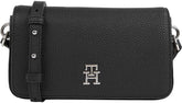 Tommy Hilfiger Crossbody Bag Emblem Flap Crossover Mic Genti Femei Naty Shop Negru