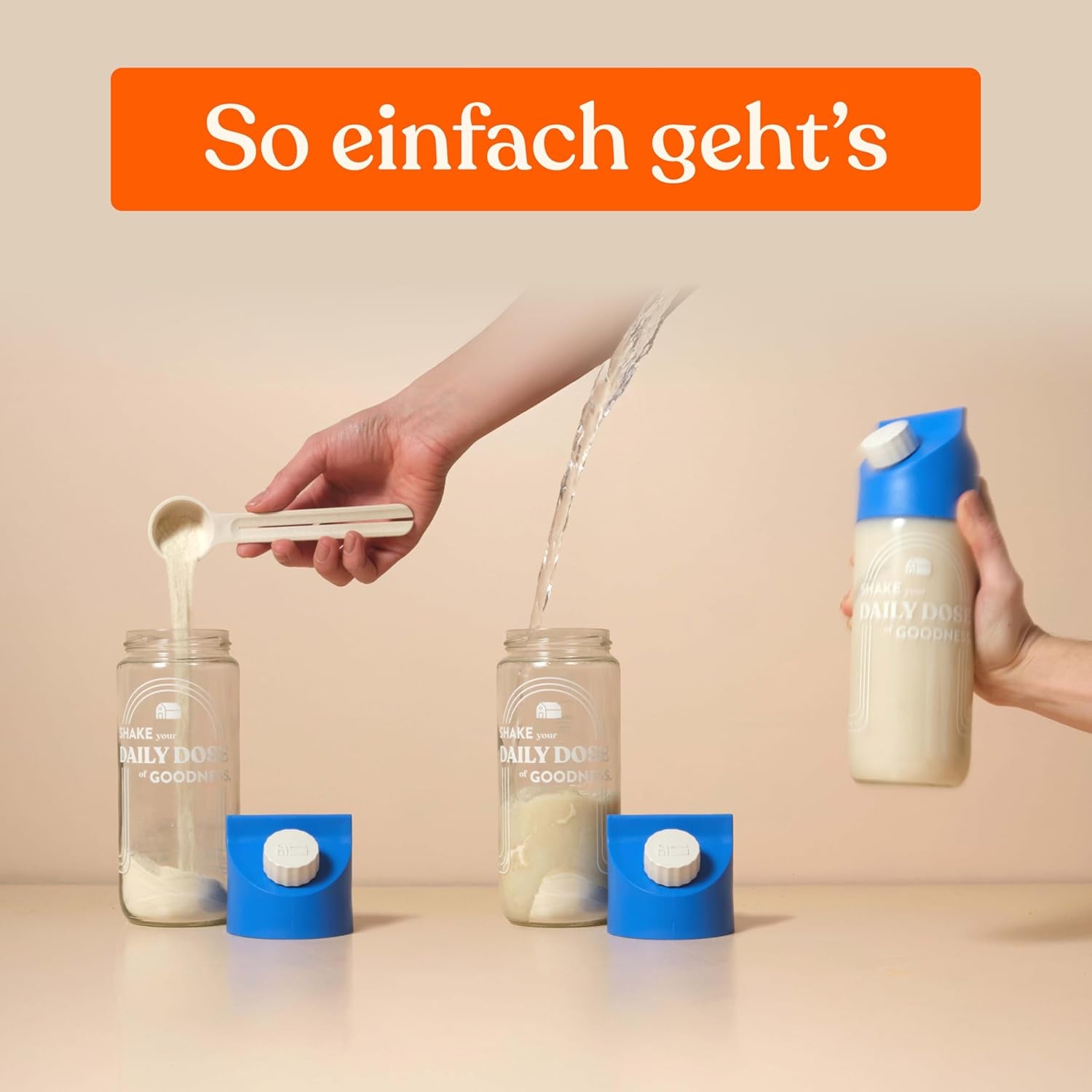 Blue Farm Barista Oat Base für bis zu zu 8L zum selbermischen – Bio Haferdrink Barista Edition – Milchalternative ohne Zusatzstoffe und Zuckerzusatz – Vegan und Glutenfrei – 90% weniger Verpackungsmüll